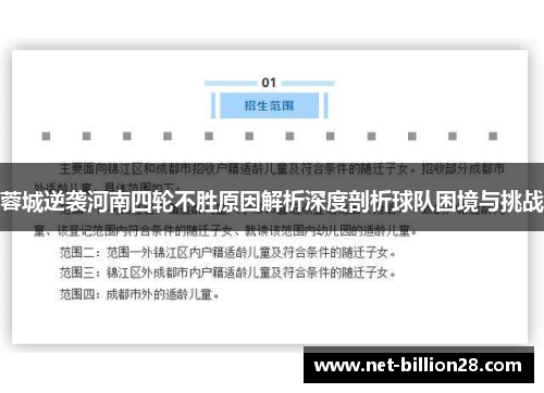 蓉城逆袭河南四轮不胜原因解析深度剖析球队困境与挑战